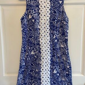 Lilly Pulitzer for Target Blue and White Mini Dress